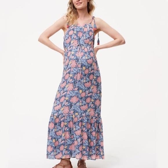 LOFT Dresses & Skirts - LOFT maternity floral maxi dress boho summer